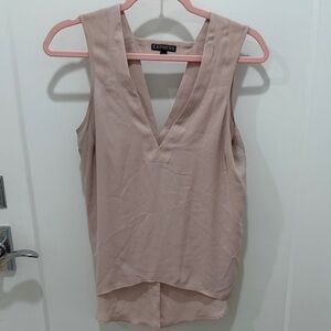 Express Blush Pink V-Neck Sleeveless Camisole